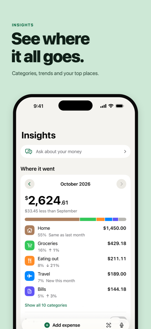 Insights: see where it all goes